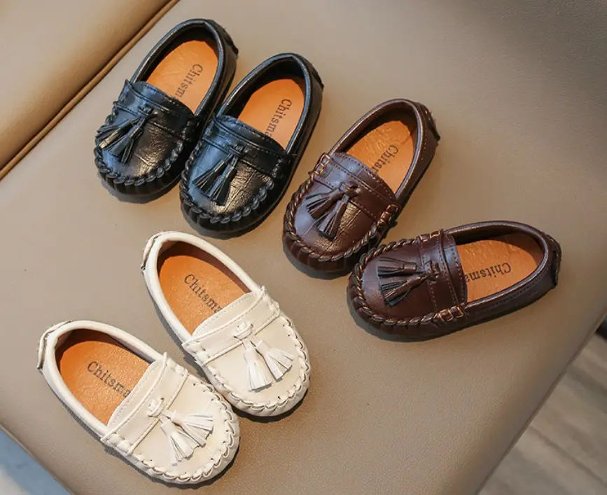 BOYS LEATHER CASUAL FASHION SHOE