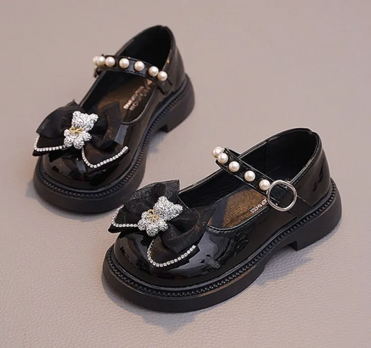 GIRL'S SPRING & AUTUMN PU FASHION FLAT SHOE