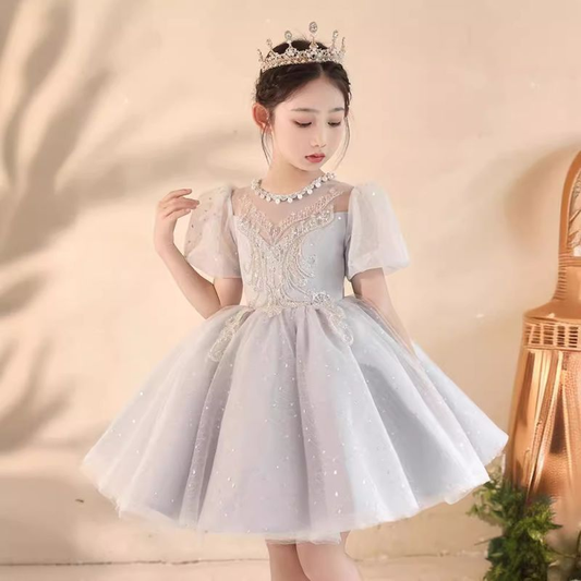 GIRL'S FANCY LOVELY PARTY DRESS