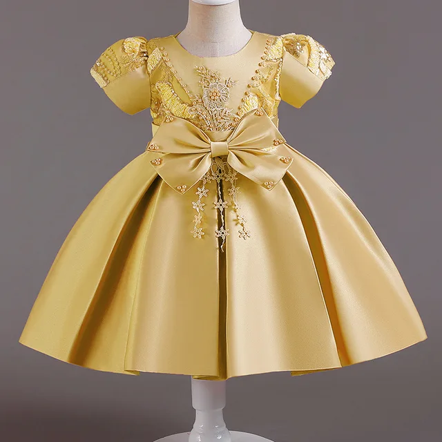 BABY GIRL SATIN LUXURY DRESS BABY GIRL SATIN LUXURY DRESS